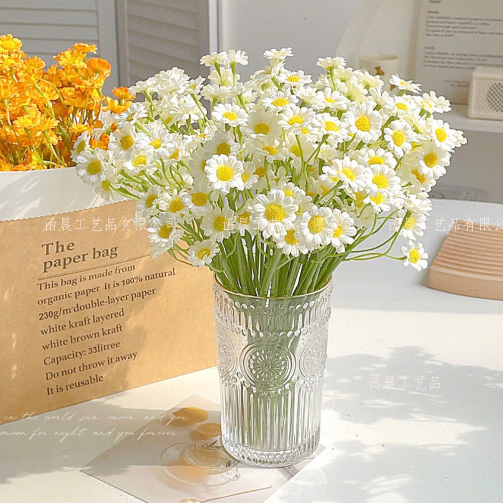 Chamomile artificial flowers e - đánh giá và giá Home Decor Tulip
