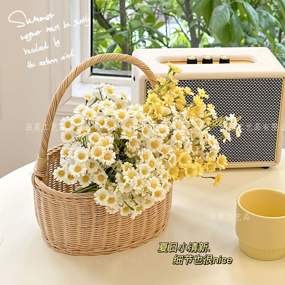 Chamomile artificial flowers e - đánh giá và giá Home Decor Tulip