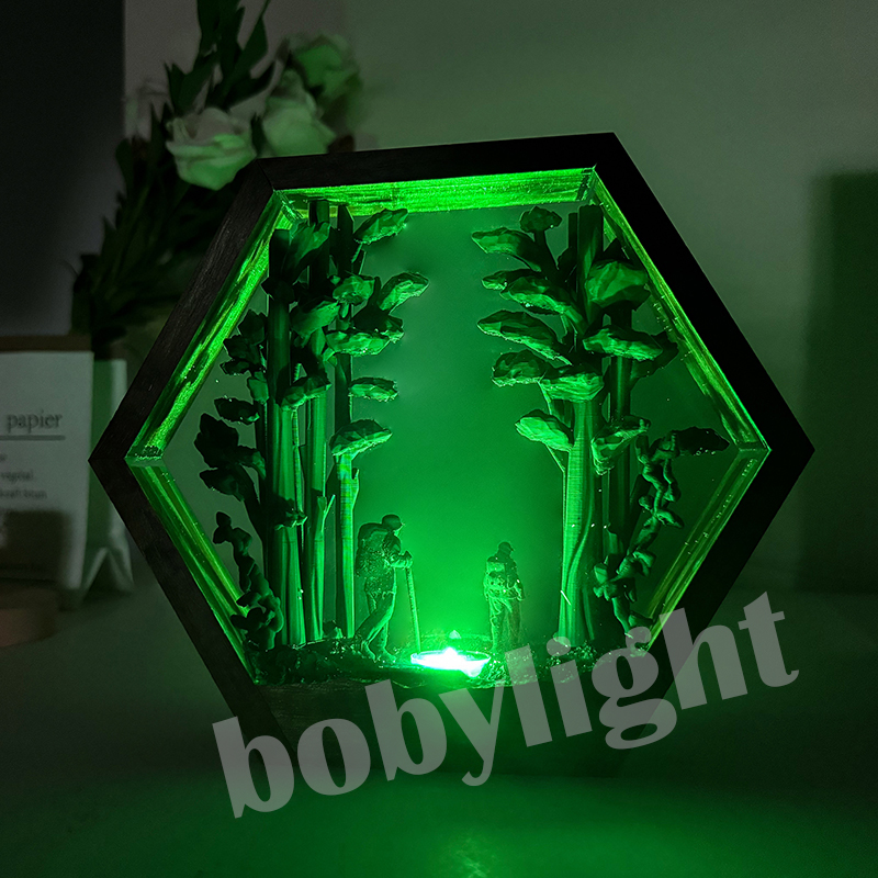 Hiker Figure Table Resin Lamp  - đánh giá và giá Home Decor Resin