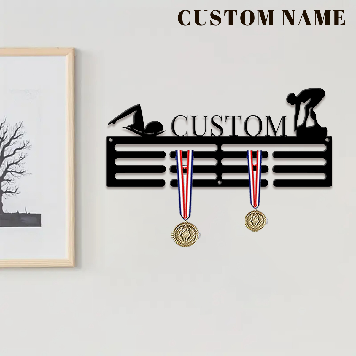 1pc Custom Swimming Metal Meda - đánh giá và giá Home Decor Inspo