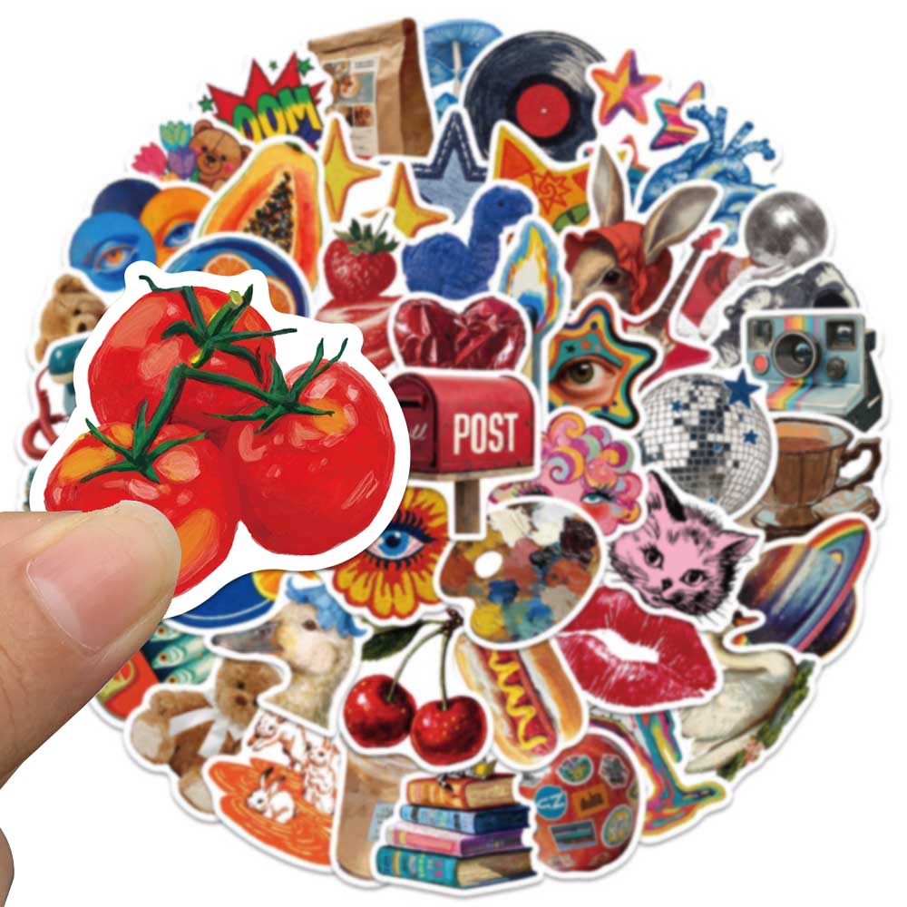 50pcs Vintage Y2K Sticker Fash - đánh giá và giá Home Decor Magazine