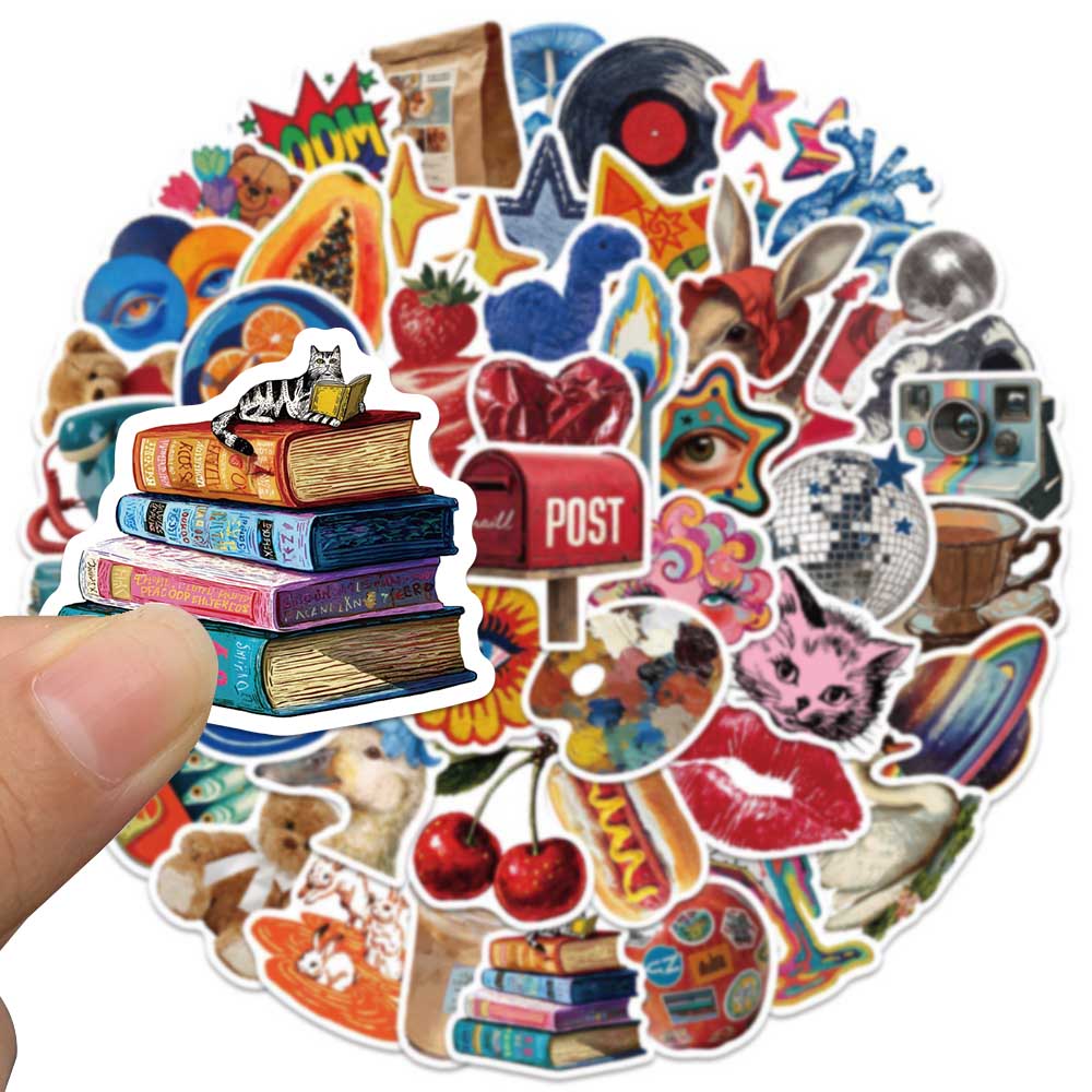 50pcs Vintage Y2K Sticker Fash - đánh giá và giá Home Decor Magazine