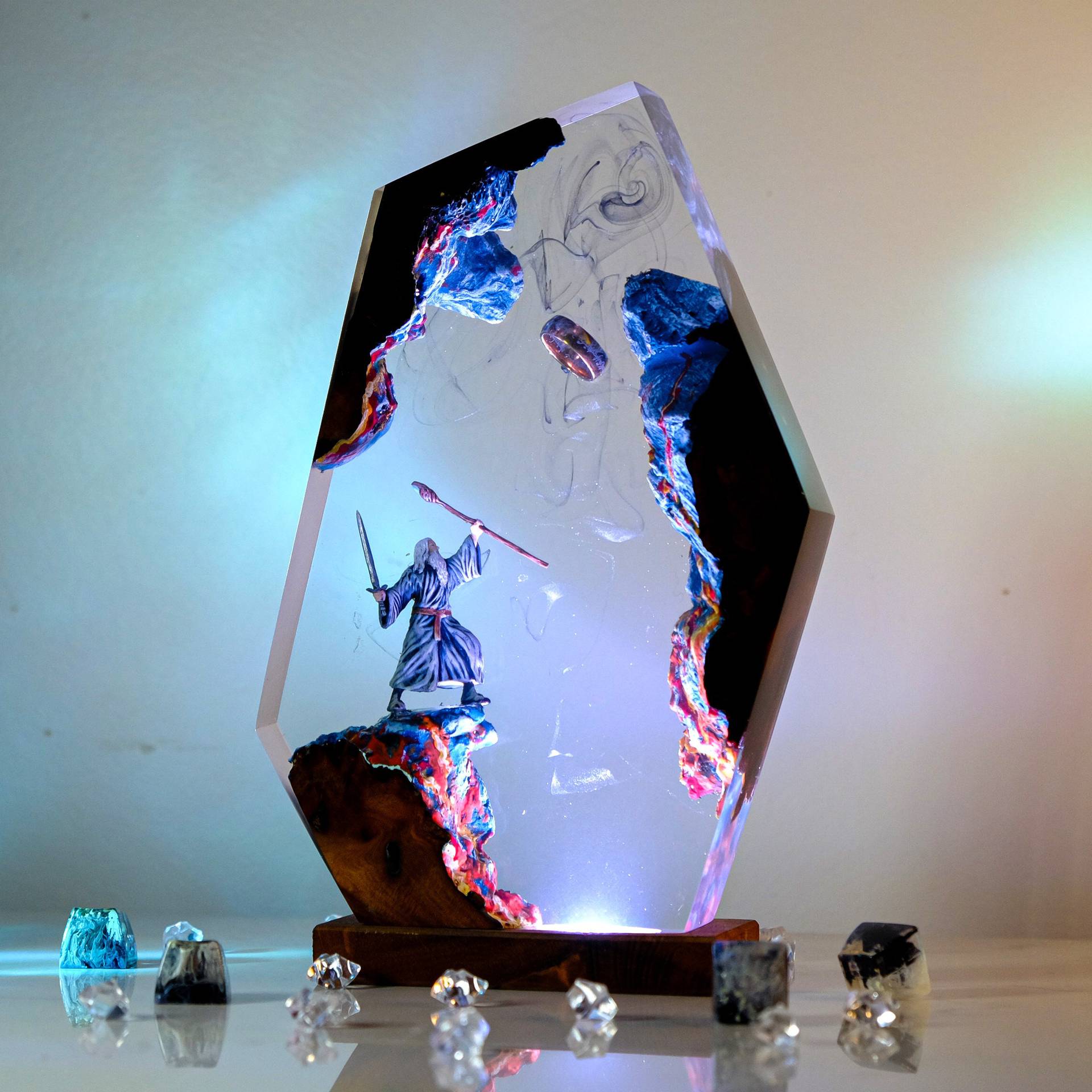 Movie Scence Figure Table Resi - đánh giá và giá Home Decor Resin