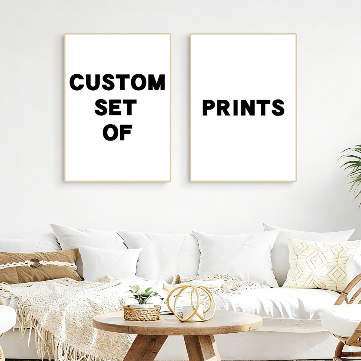 2/4/6pcs Custom Canvas Printin - đánh giá và giá Home Decor Aesthetic Pinterest