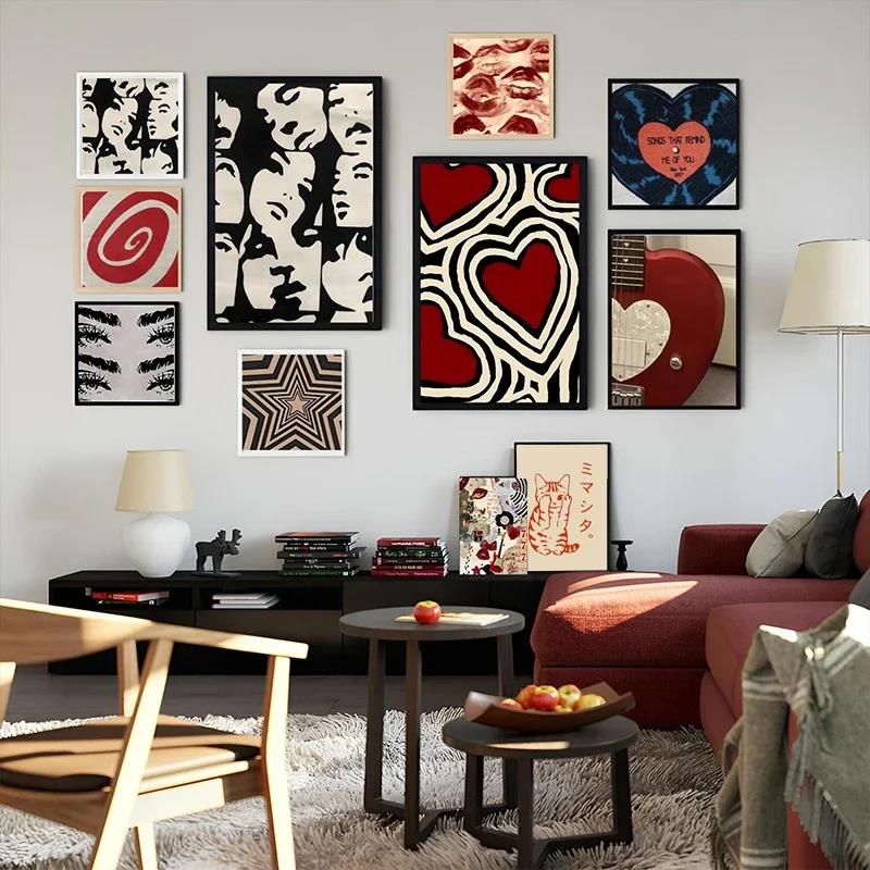 Posters Y2K Rock Style Canvas  - đánh giá và giá Home Decor Aesthetic Pinterest