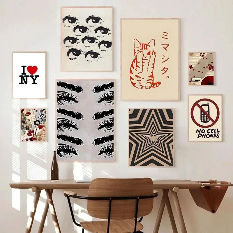 Posters Y2K Rock Style Canvas  - đánh giá và giá Home Decor Aesthetic Pinterest