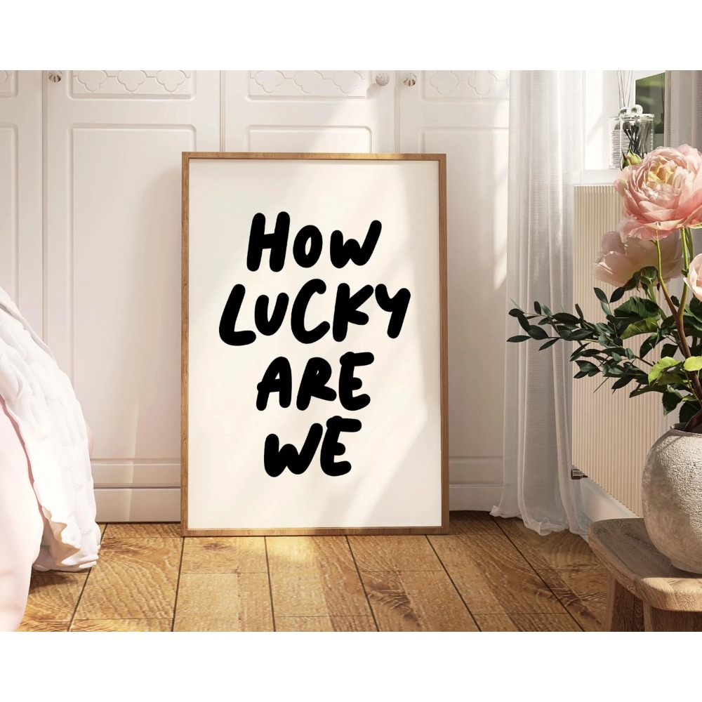 How Lucky Are We Pink Red Stri - đánh giá và giá Home Decor How To