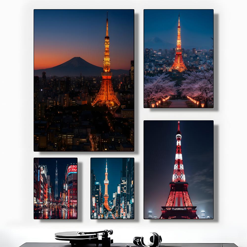 Tokyo Tower Night View Landmar - đánh giá và giá Home Decor Tokyo