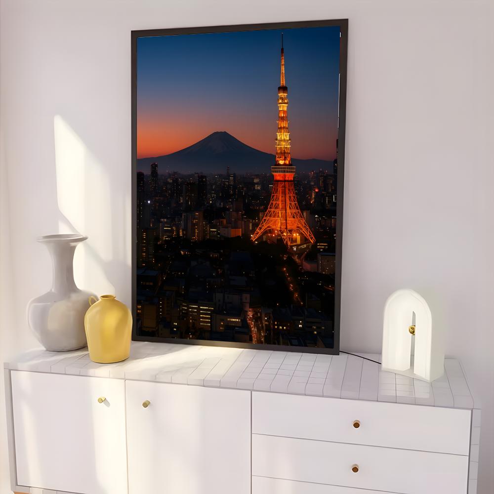 Tokyo Tower Night View Landmar - đánh giá và giá Home Decor Tokyo