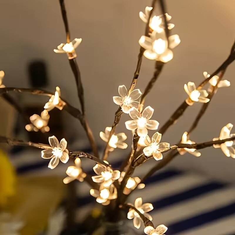 1/2PC 20LED Cherry Blossom Tre - đánh giá và giá Home Decor Outdoor