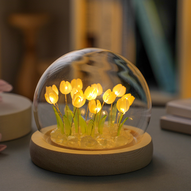Handmade Tulip Night Lght Hand - đánh giá và giá Home Decor Tulip