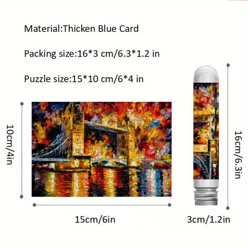 150pcs Mini Test Tube Puzzle L - đánh giá và giá Home Decor London