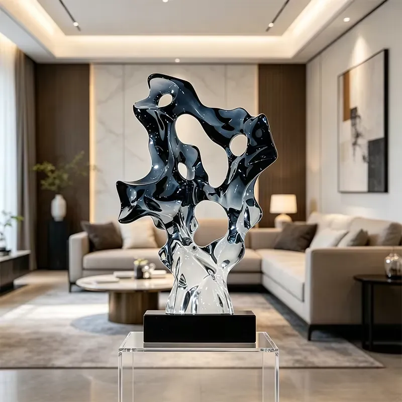 Custom Transparent Resin Hand- - đánh giá và giá Home Decor Modern Organic