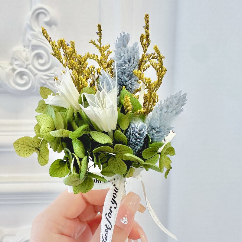 Mini Natural Dried Flower Bouq - đánh giá và giá Dried Flower Bouquet