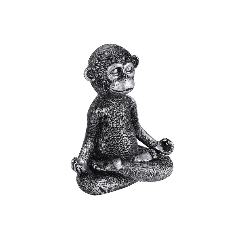Meditating Monkey Statue Resin - đánh giá và giá Home Decor Resin