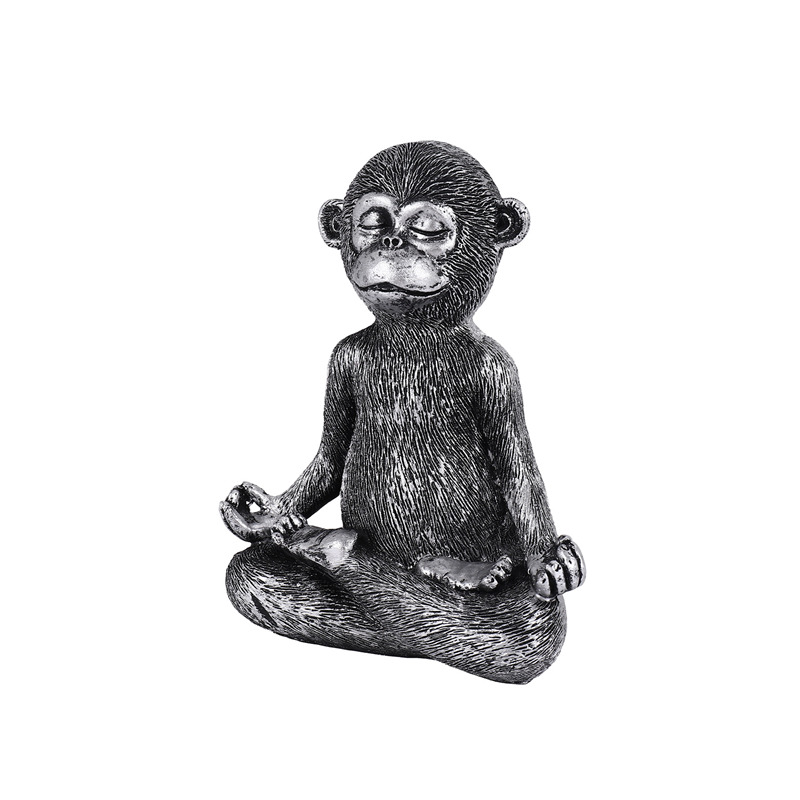 Meditating Monkey Statue Resin - đánh giá và giá Home Decor Resin