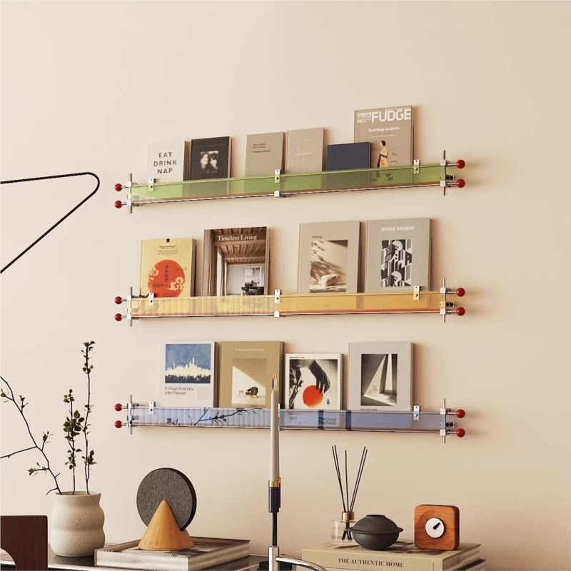 Wall Mounted Display Rack Book - đánh giá và giá Home Decor Magazine
