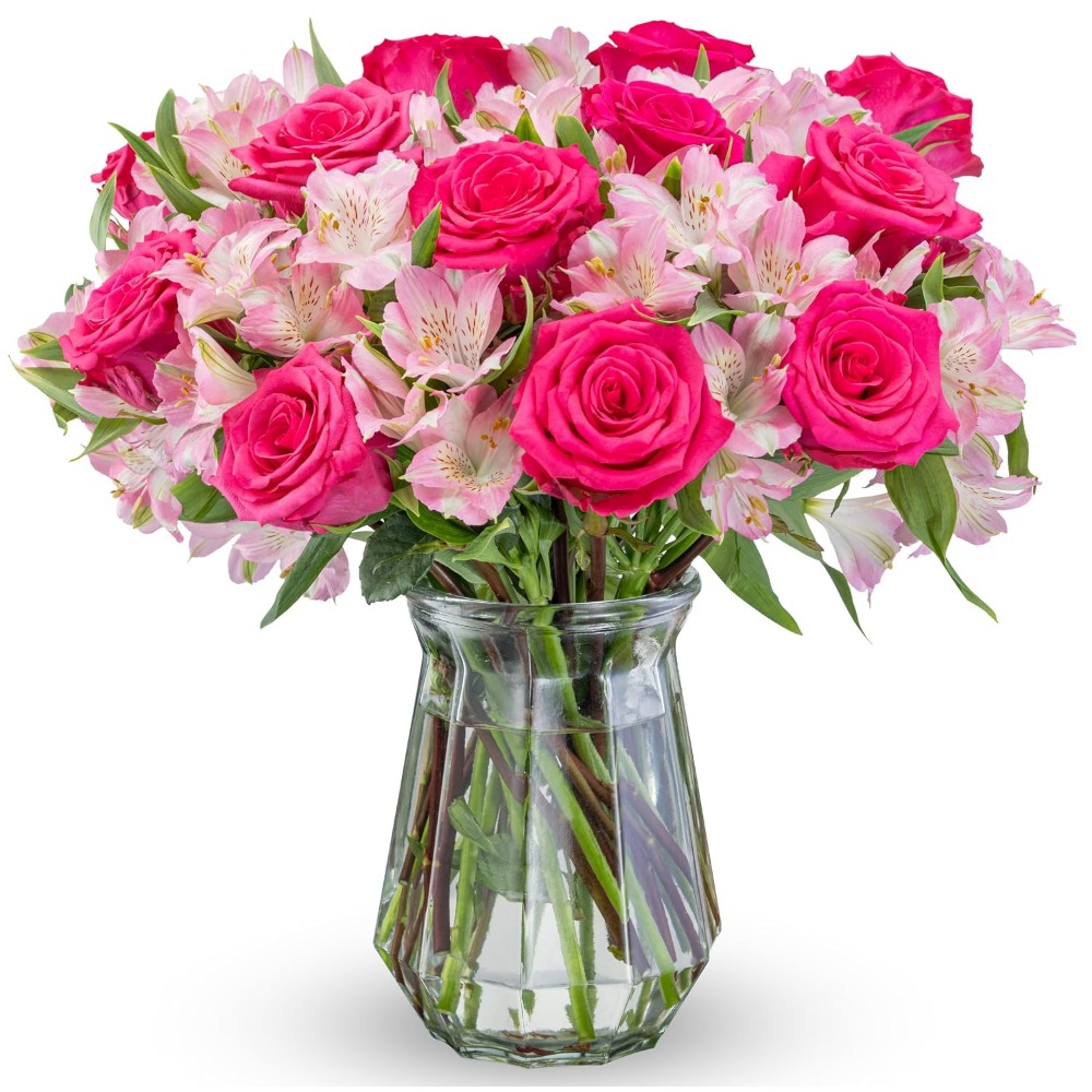Elegant Rose and Alstroemeria  - đánh giá và giá Home Decor Tulip