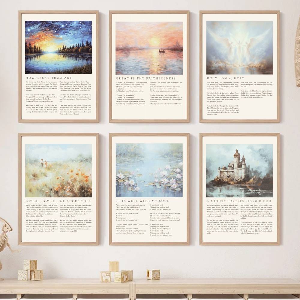Christian Hymn Poster Amazing  - đánh giá và giá Home Decor How To