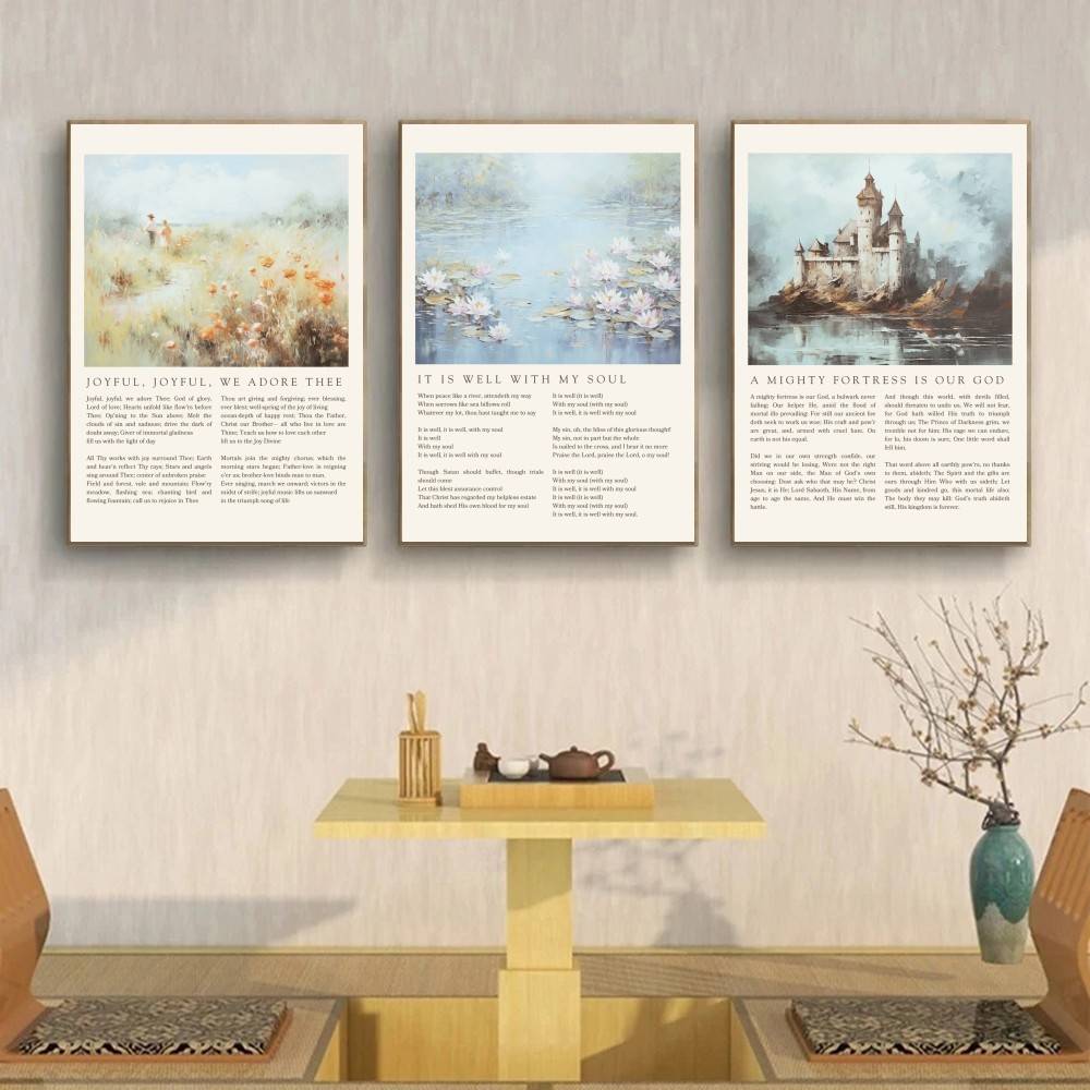 Christian Hymn Poster Amazing  - đánh giá và giá Home Decor How To