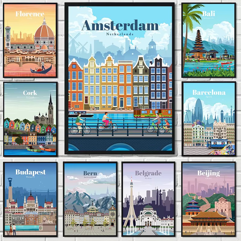 Diamond Painting Amsterdam Tok - đánh giá và giá Home Decor Tokyo