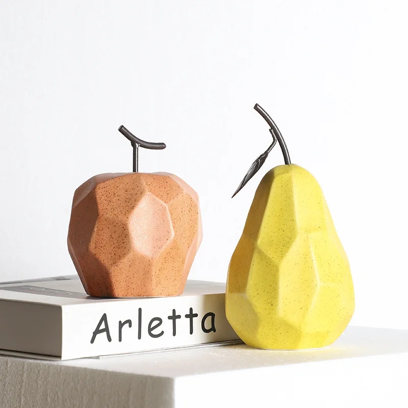 Nordic Sculpture Ceramic Apple - đánh giá và giá Home Decor Modern Organic