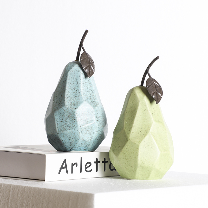 Nordic Sculpture Ceramic Apple - đánh giá và giá Home Decor Modern Organic