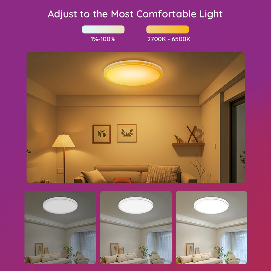Ultra Thin LED Smart Ceiling L - đánh giá và giá Home Decor Free App