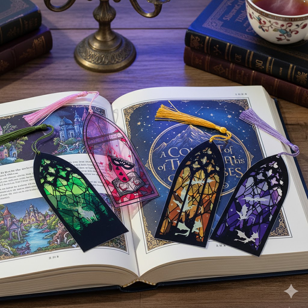 Night Court Bat Bookmark ACOTA - đánh giá và giá Aesthetic Bookend